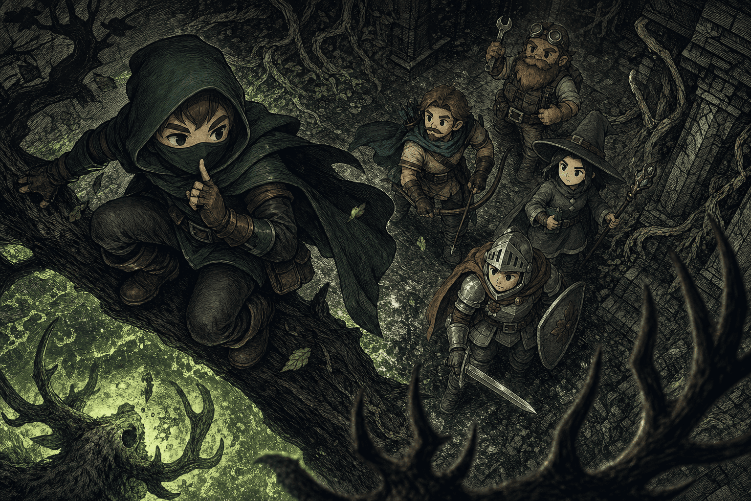Antlered Grove of the Stag King
