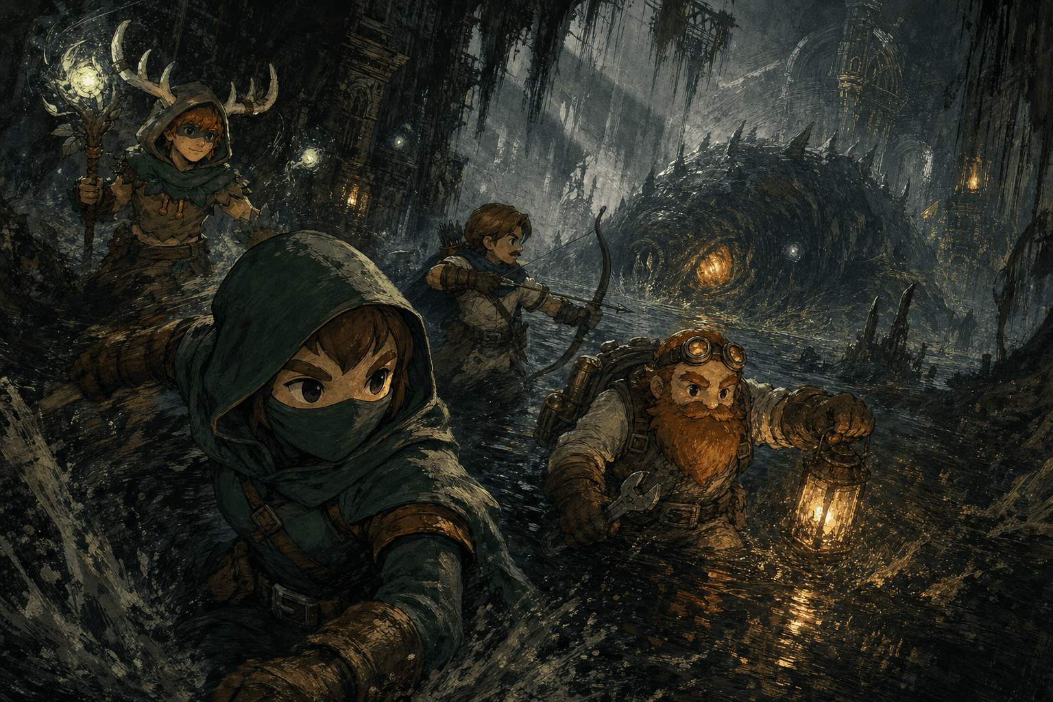 Whispering Bog of the Wandering Light