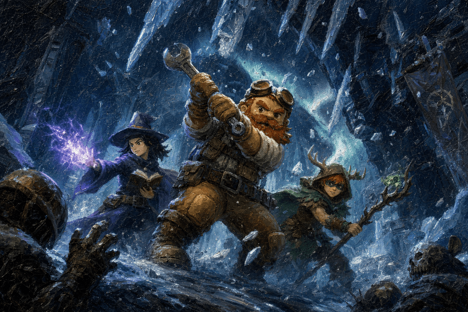 Crystal Reach of the Long Winter