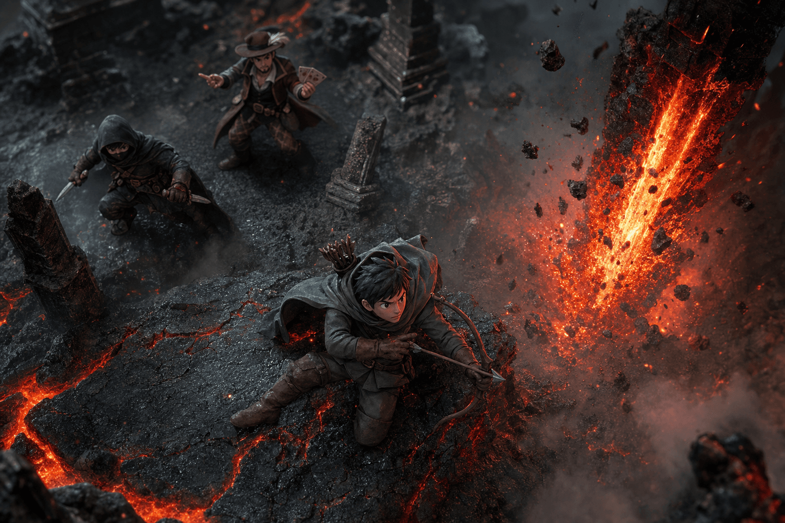 Obsidian Caldera of the Last Spark