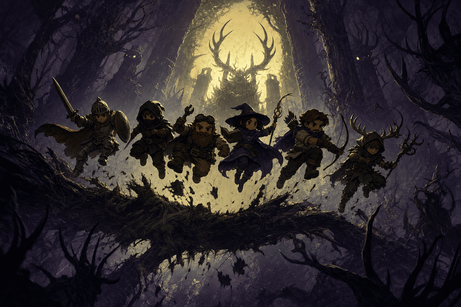 Hollow Hollow of the Antler Throne cover artwork