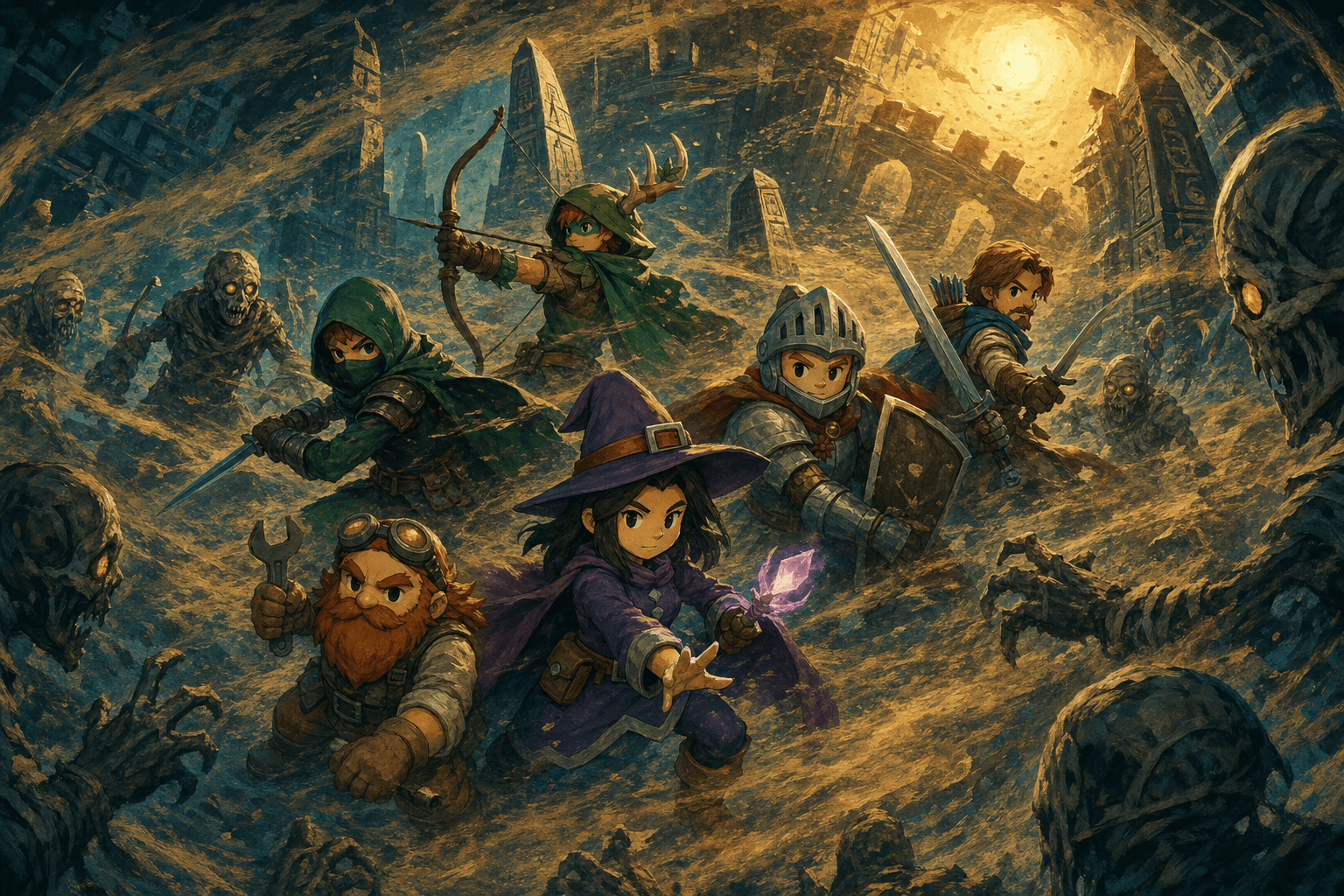 Cursed Necropolis of the Hollow Sun cover artwork