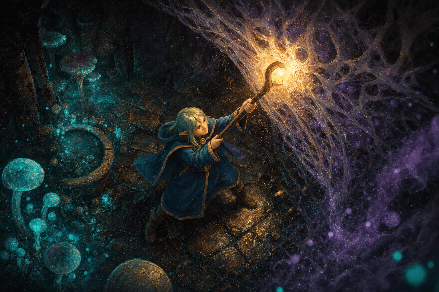 Whispering Garden of the Lichen King