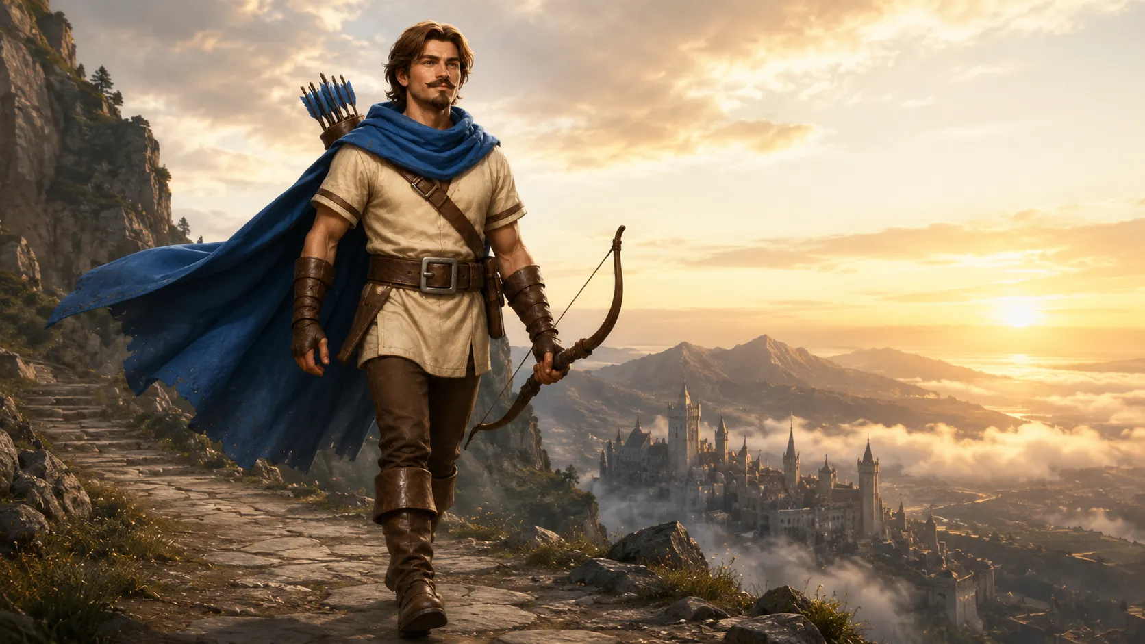 Ranger in a cinematic fantasy scene