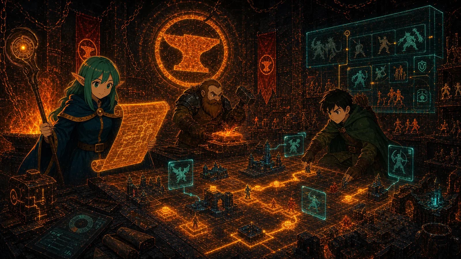Creator game foundry — authoring a dungeon on the ForgeAI engine
