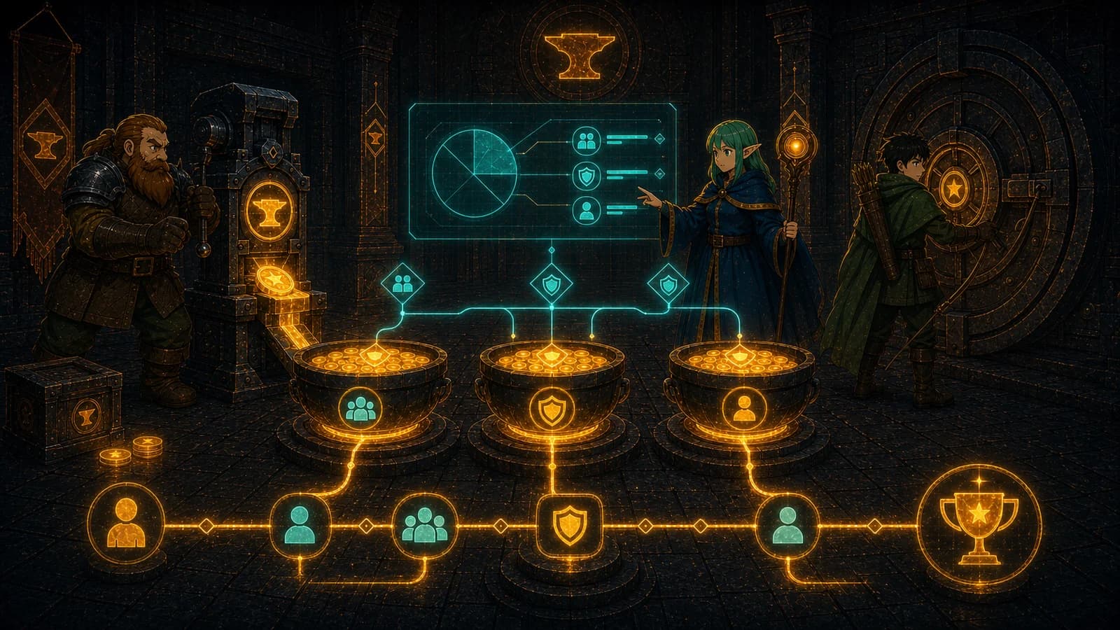 Golden Ziggurat of the Burning Pharaoh Daily Dungeon artwork