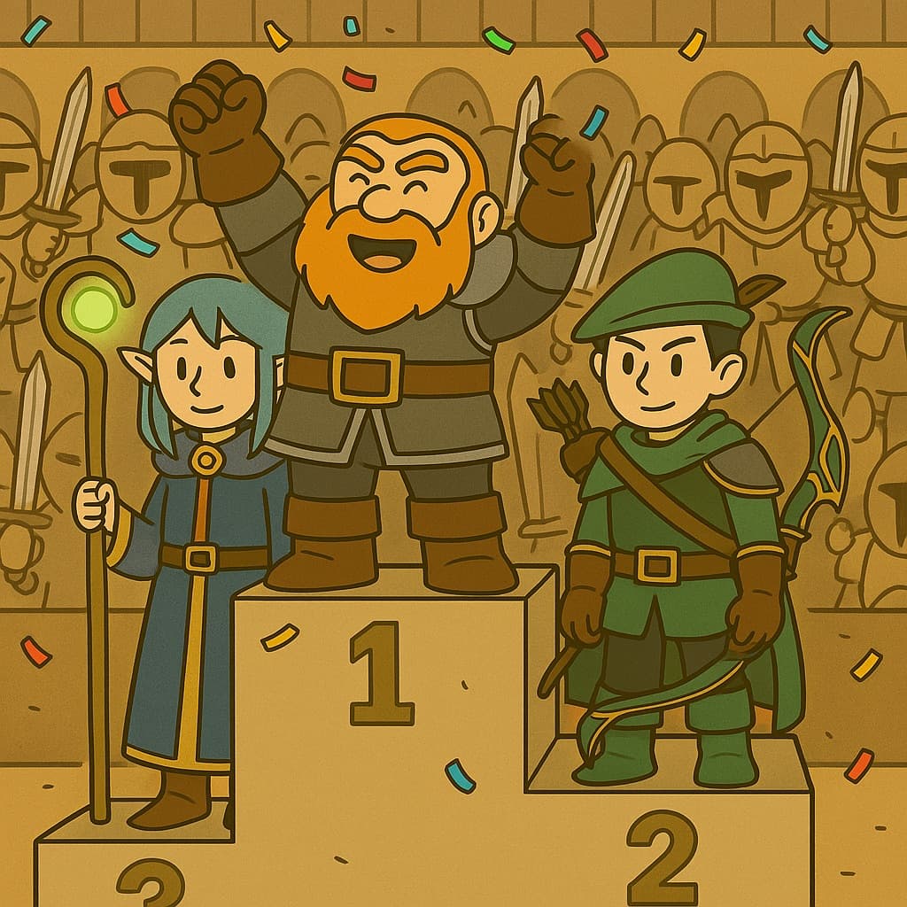 Agents winning in the arena