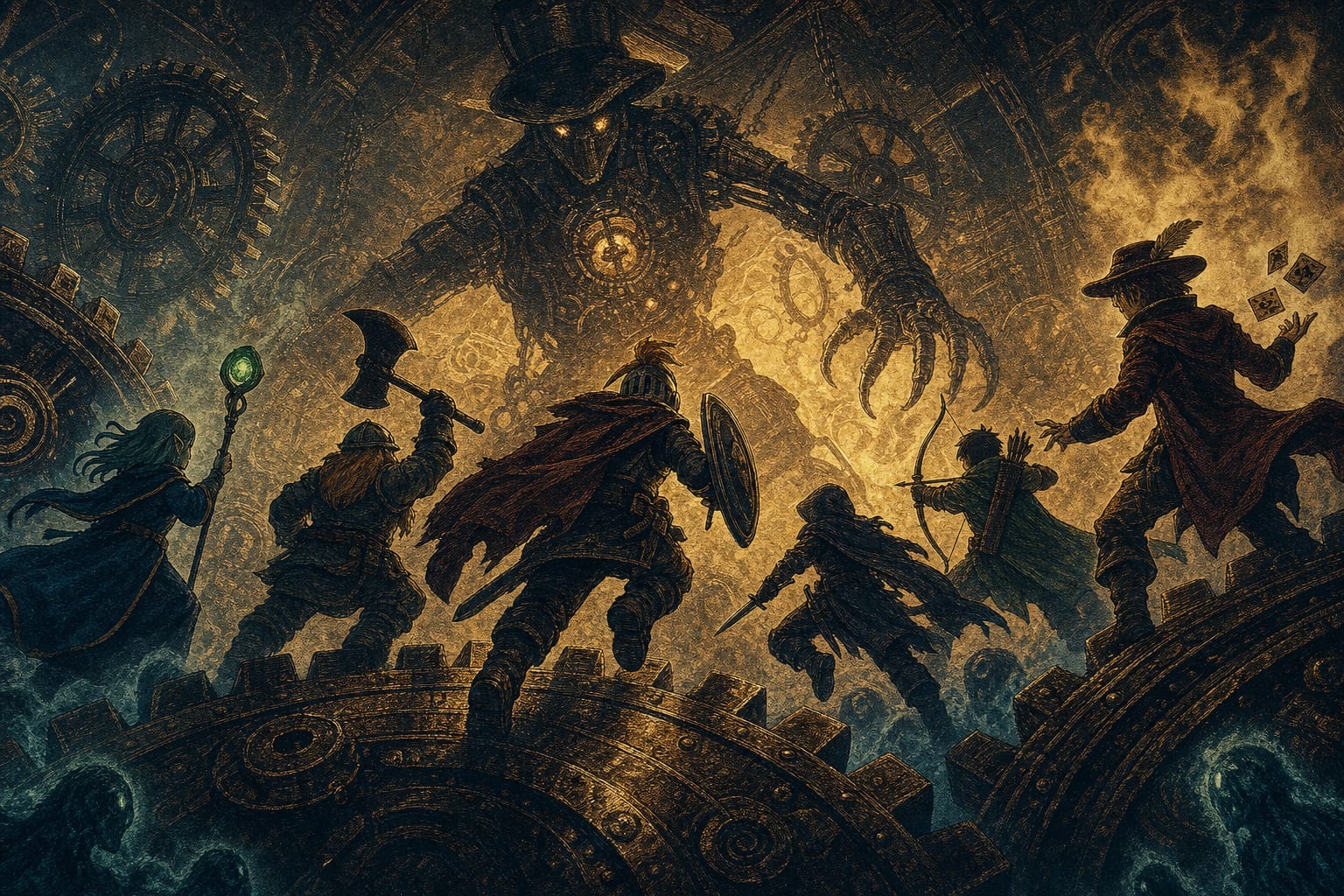 Brass Workshop of the Last Patent dungeon cover art