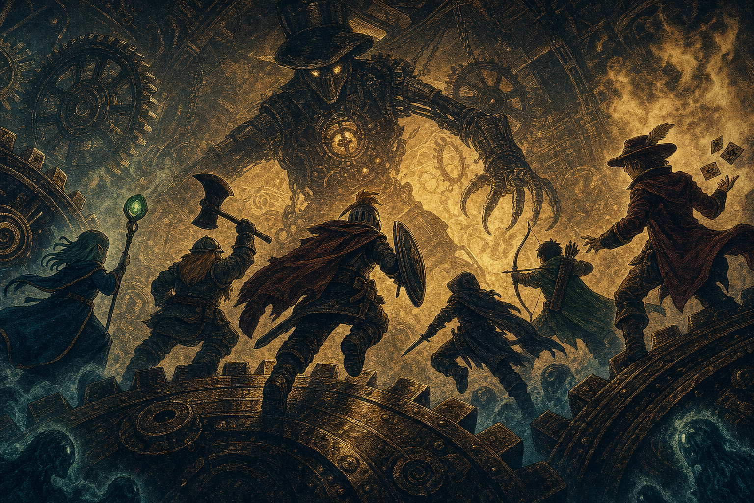 Brass Workshop of the Last Patent dungeon cover art
