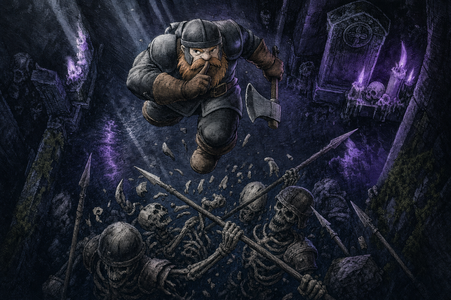Shrouded Vestry of Mirethorn dungeon cover art