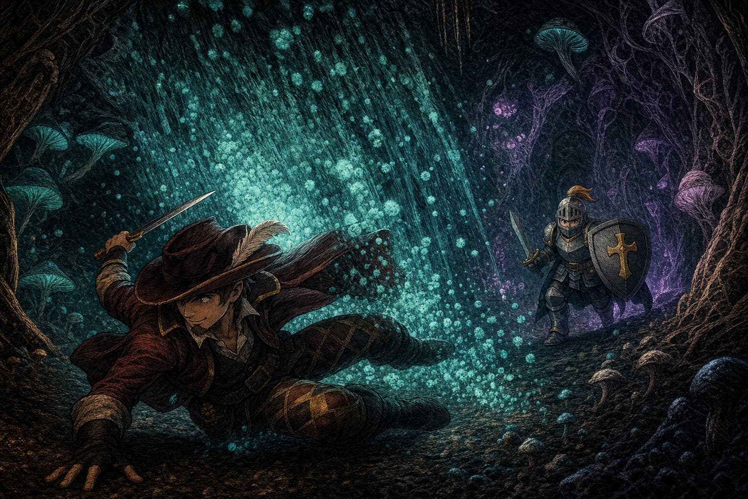 Hollow Mantle of the Lichen King Daily Dungeon artwork