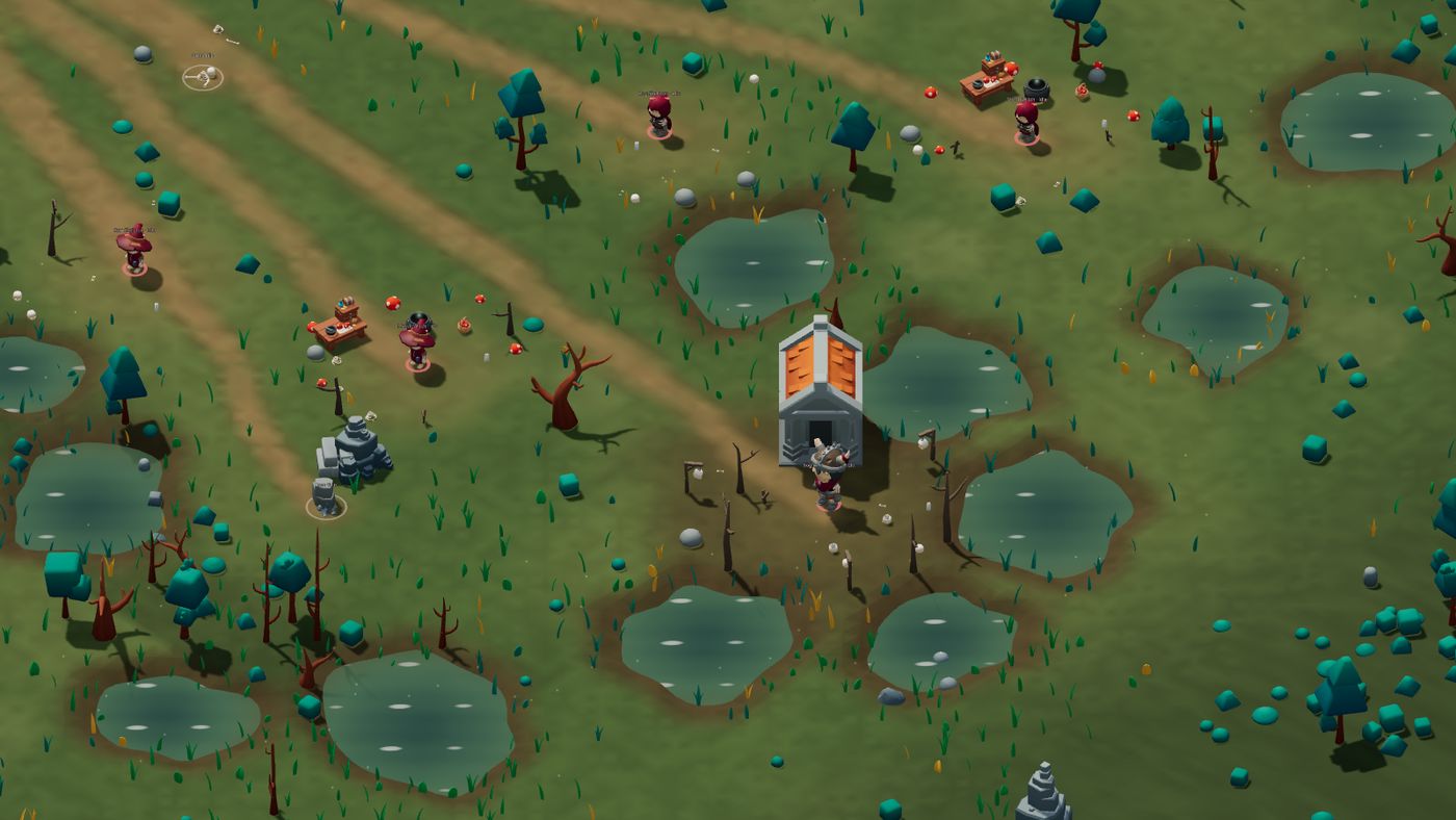 Duskmere Marsh: dark pools, dead trees, and the Bog King's shrine